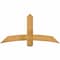 Ekena Millwork Bellingham Rough Sawn Timber Gable Bracket, Western Red Cedar, 60"W x 30"H x 2"D x 6"F, 12/12 Pitch GBW060X30X0206BEL00RWR - alternate 1